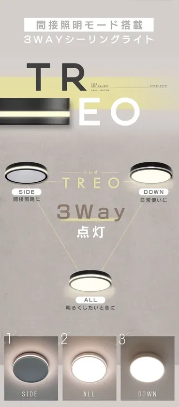 TREOの3Way仕様イメージ