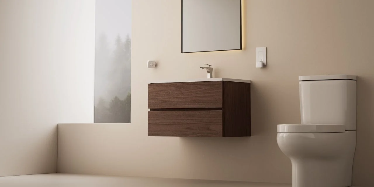 モダンなバスルーム