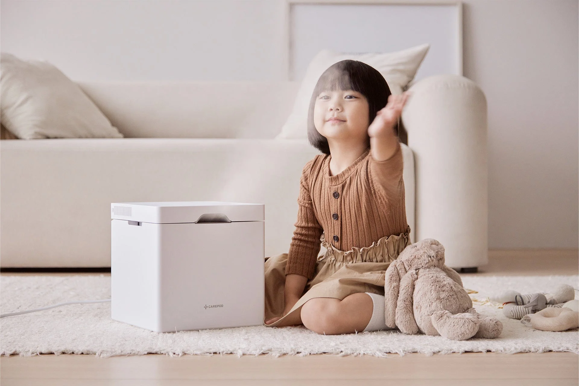 冬の乾燥にさようなら!家族に優しい低温スチーム加湿器『Cube Pro Plus(J60HV)』で潤いのある毎日を