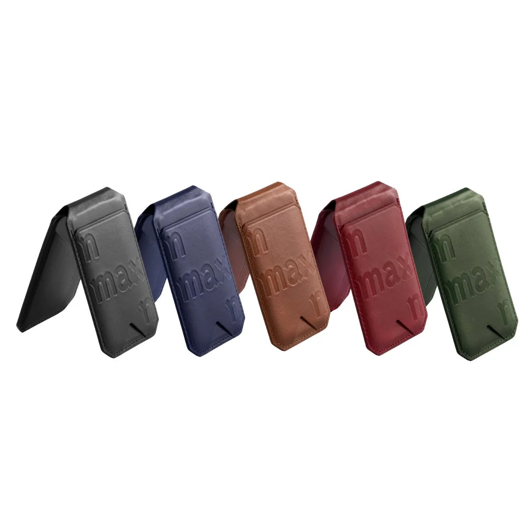 Genuine Leather Stand Card Holder