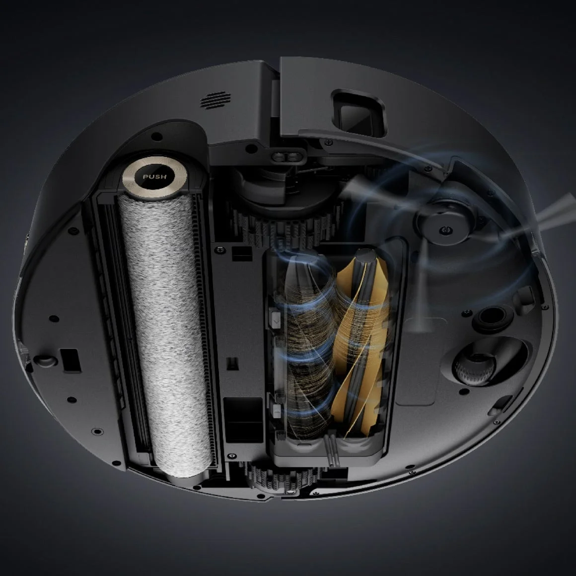 ロボット掃除機の底面ブラシ