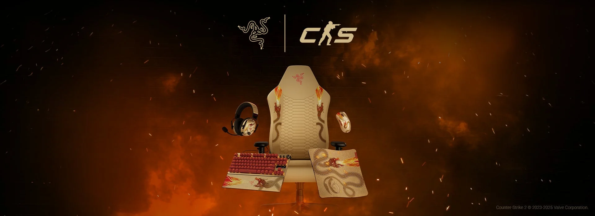 伝説の「Dragon Lore」が現実世界に降臨!RazerとCounter-Strike 2のコラボギアで勝利を掴め!