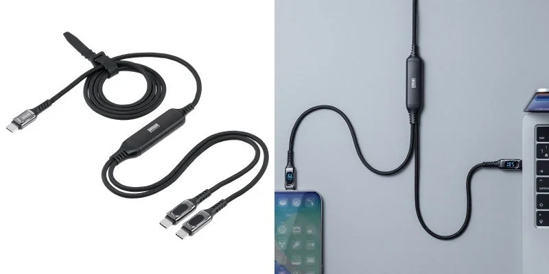 2台同時充電の様子