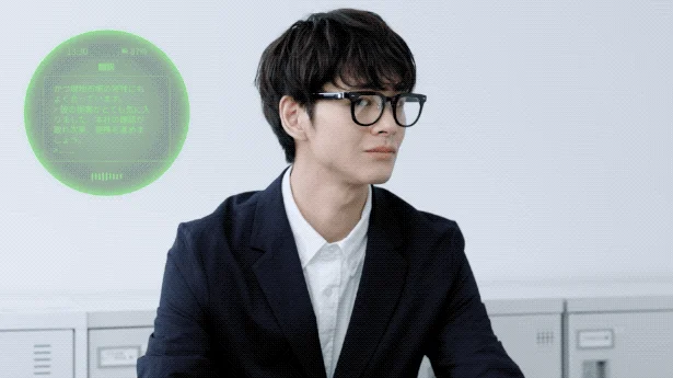 Halliday AIグラスの翻訳機能の利用イメージ