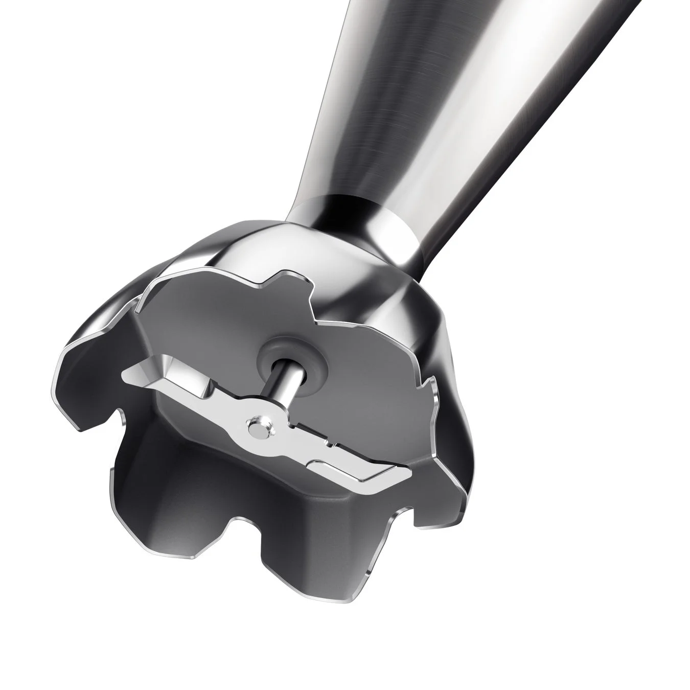 ブレンダーの先端部分のクローズアップ