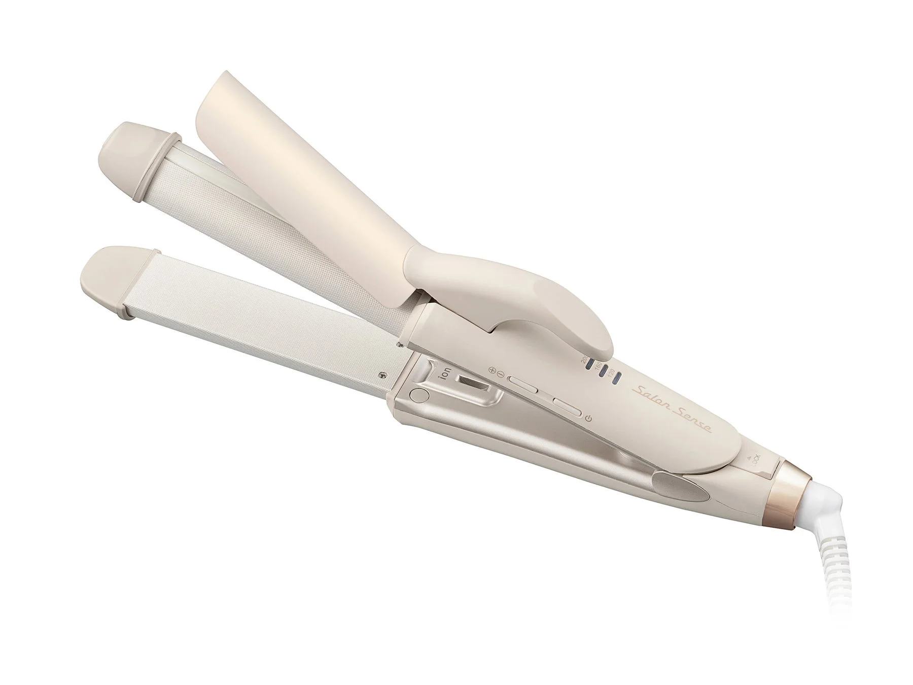 前髪や顔回りのスタイリングも簡単!『サロンセンス』からコンパクトな「マイナスイオン2WAYアイロン」新登場