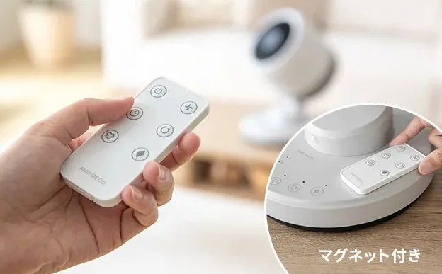 マグネット付きリモコン