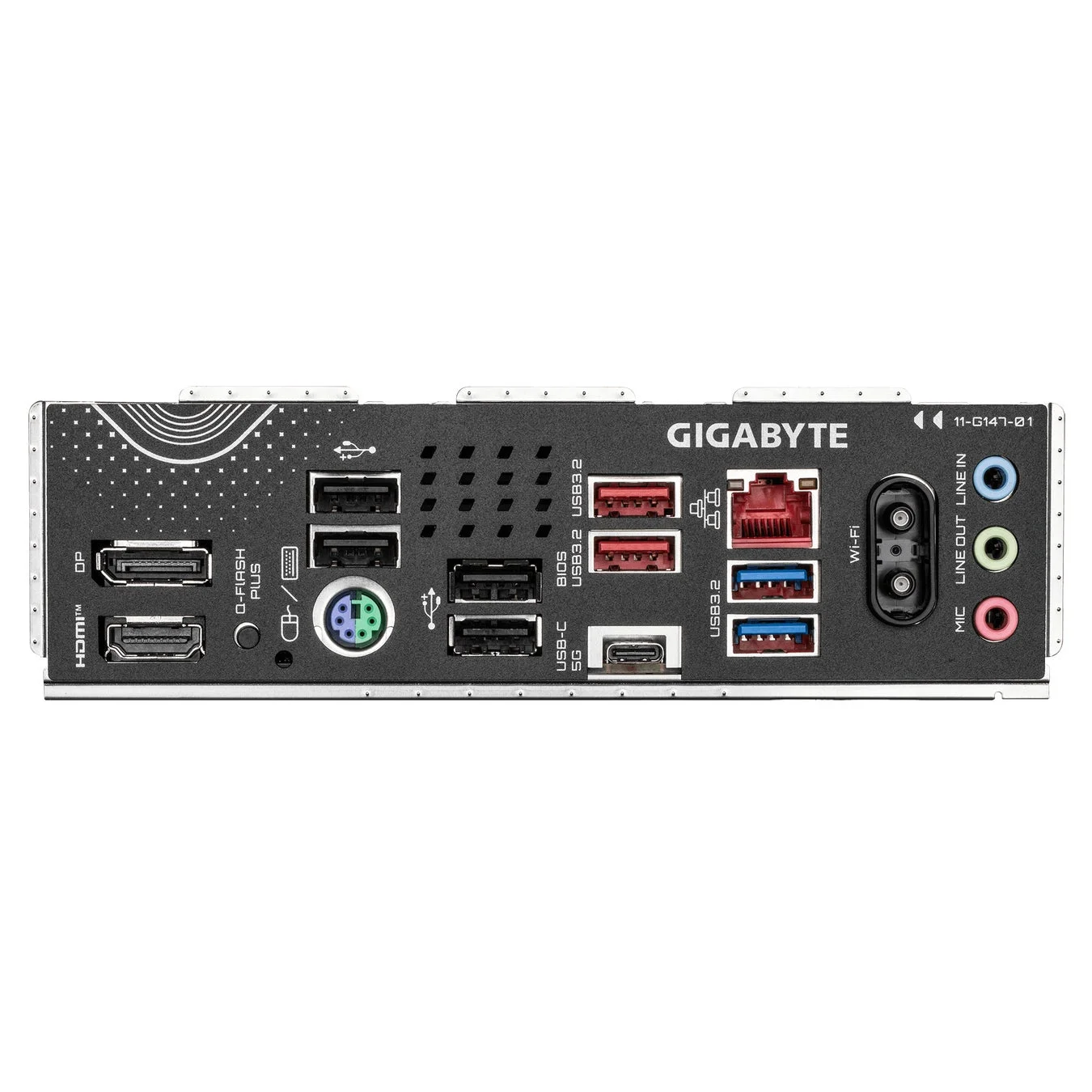 GIGABYTE B650E EAGLE WIFI6E I/Oパネル