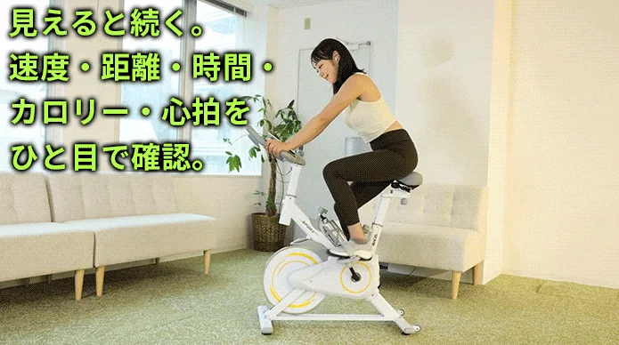 液晶ディスプレイで成果を確認