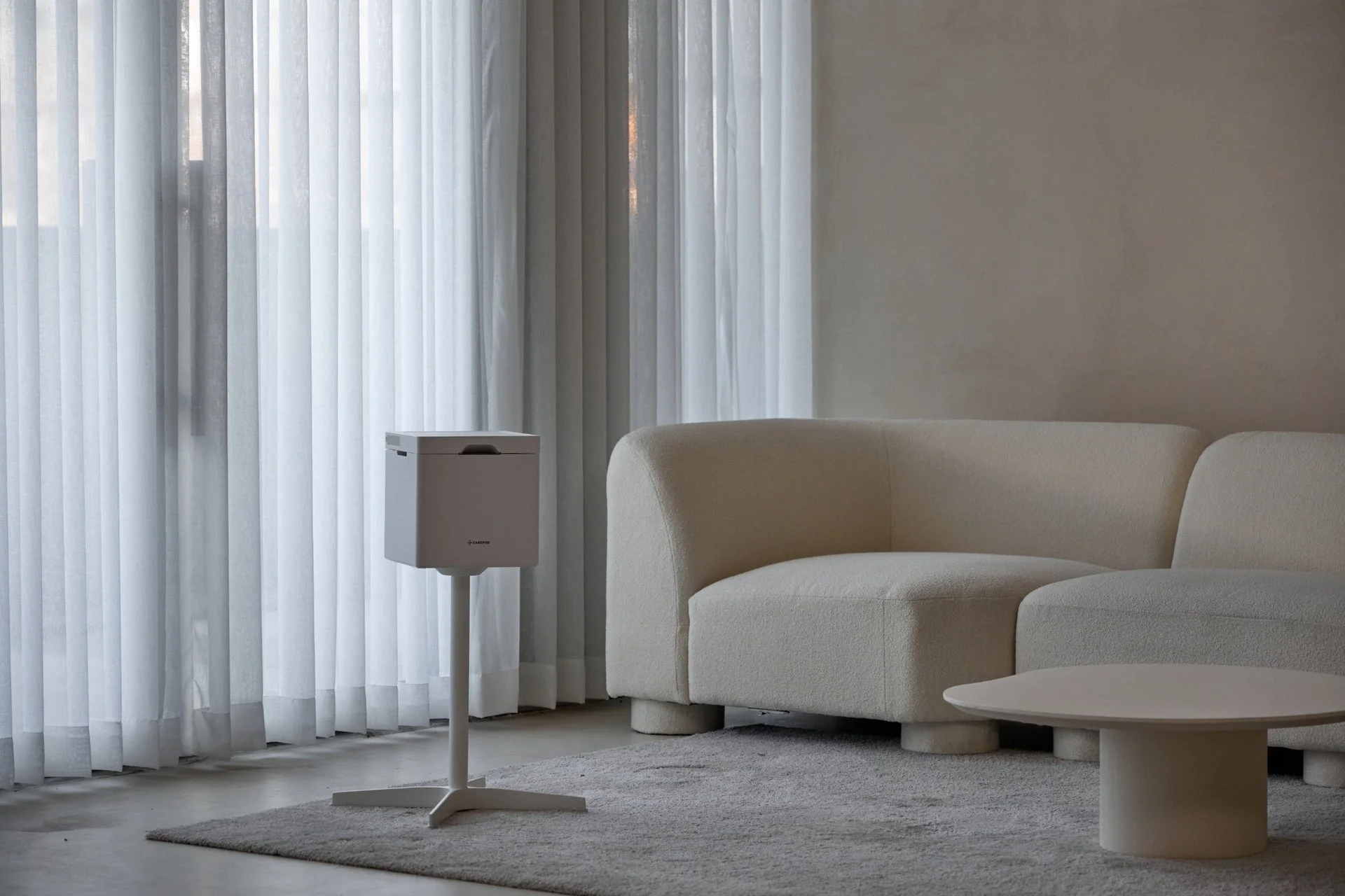 リビングで使用されるCarepod