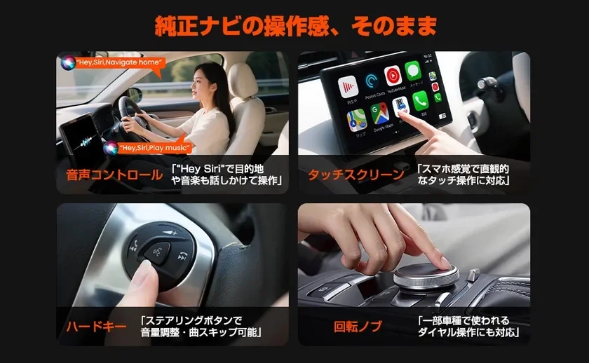 多機能表示と操作方法