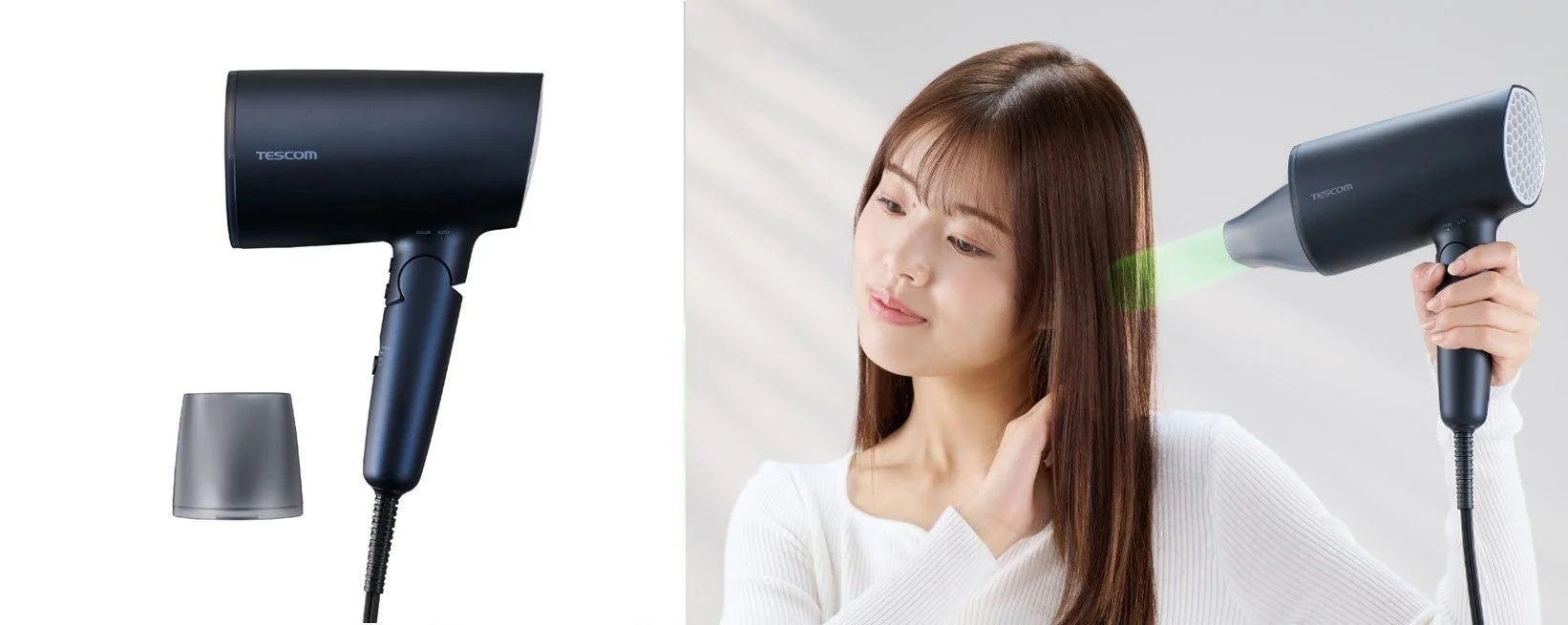 速乾&賢くヘアケア!テスコムの新作ドライヤーTD713Aで、まとまるツヤ髪とカラー長持ちを叶えよう