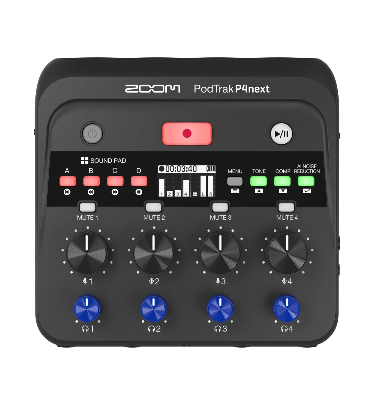 まるでプロのスタジオ!次世代ポッドキャストレコーダー『PodTrak P4next』であなたの声をもっと魅力的に