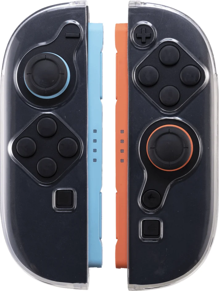 Joy-Con2に装着されたクリアカバー