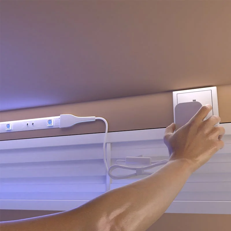 LEDテープライトの設置