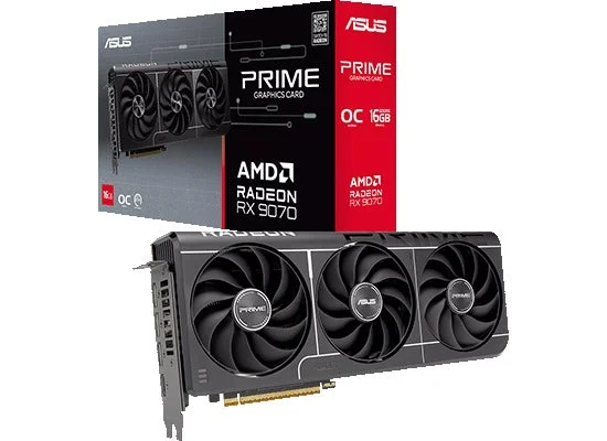 ASUS PRIME Radeon RX 9070 グラフィックボード