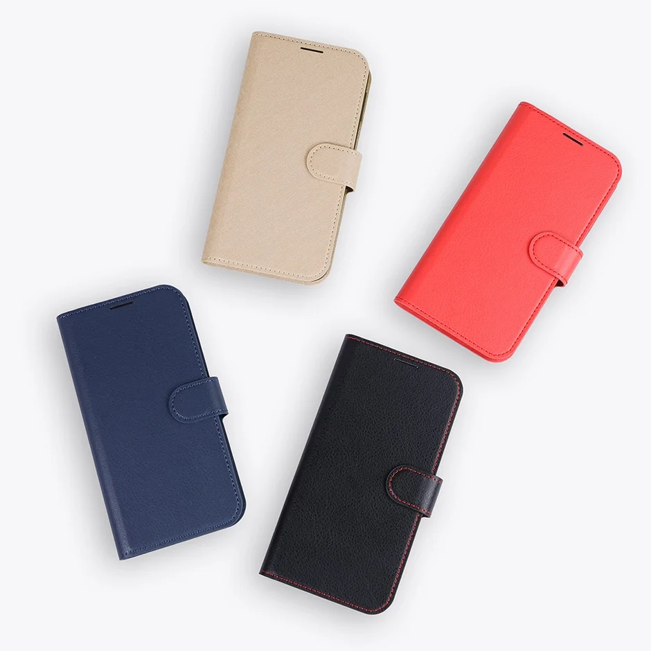 耐衝撃 マグネットベルト シンプル 手帳型レザーケース