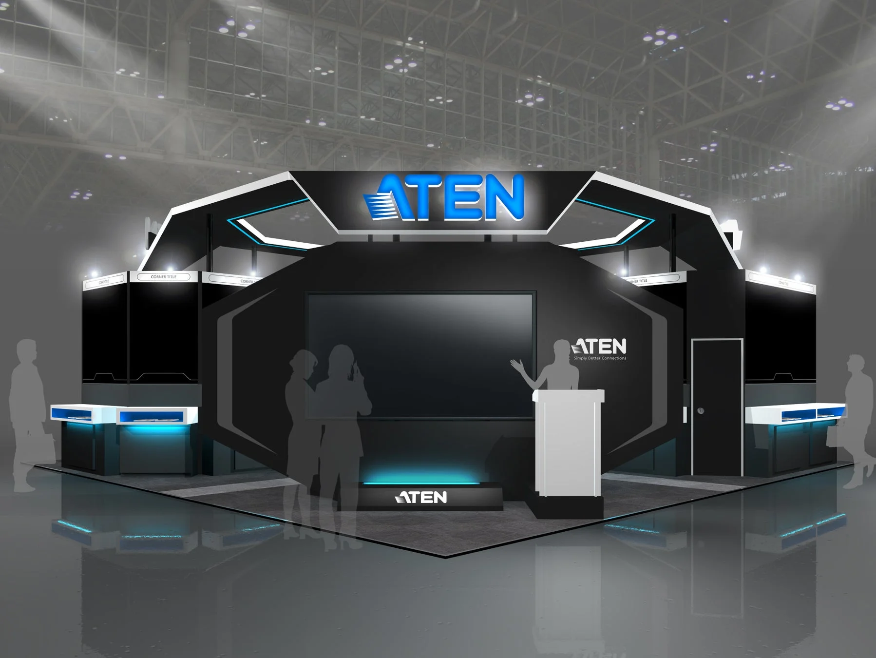 ATEN展示ブースのイメージ