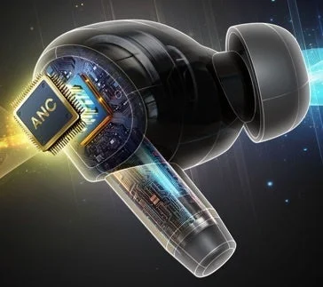 ワイヤレスイヤホンの内部イラスト