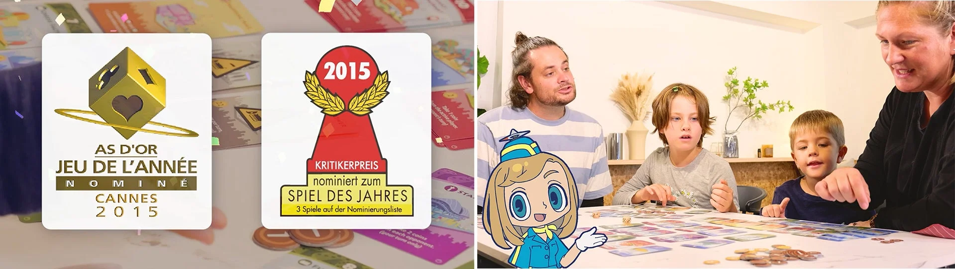 シリーズの受賞歴を示す画像