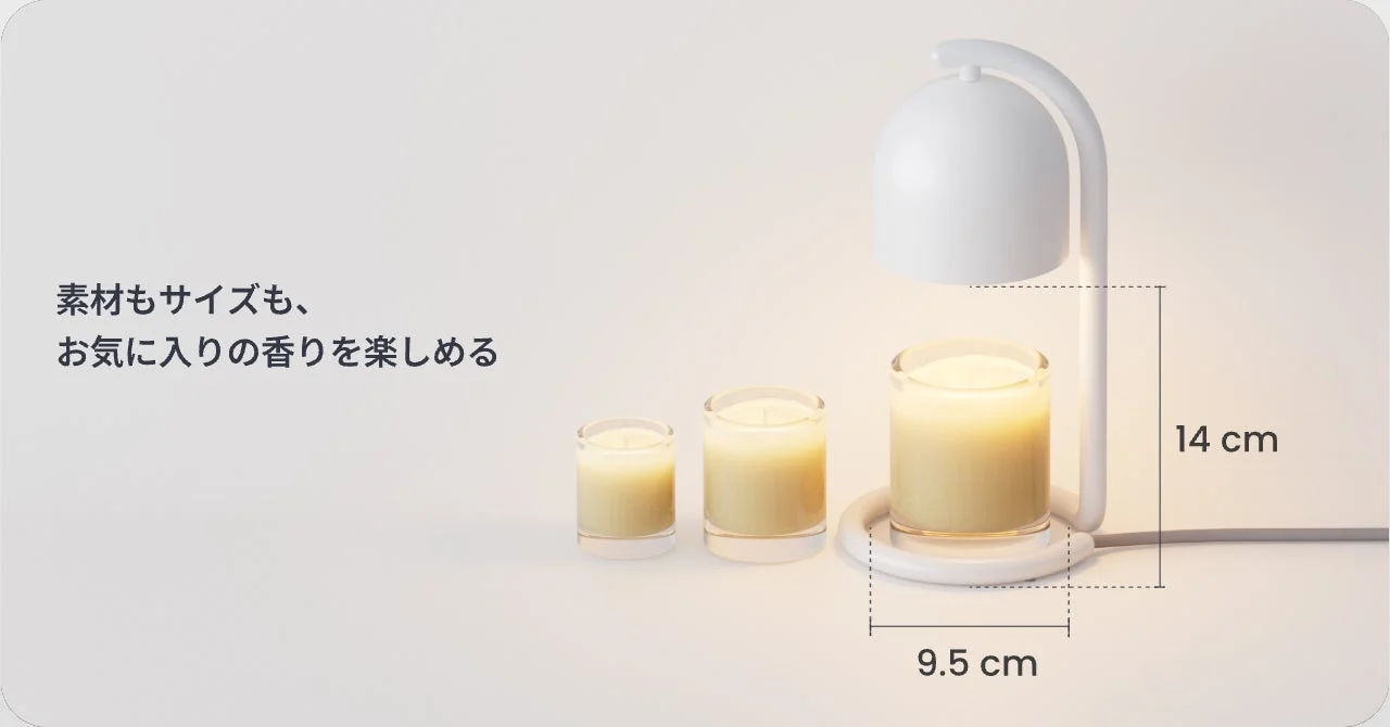 キャンドルサイズ対応