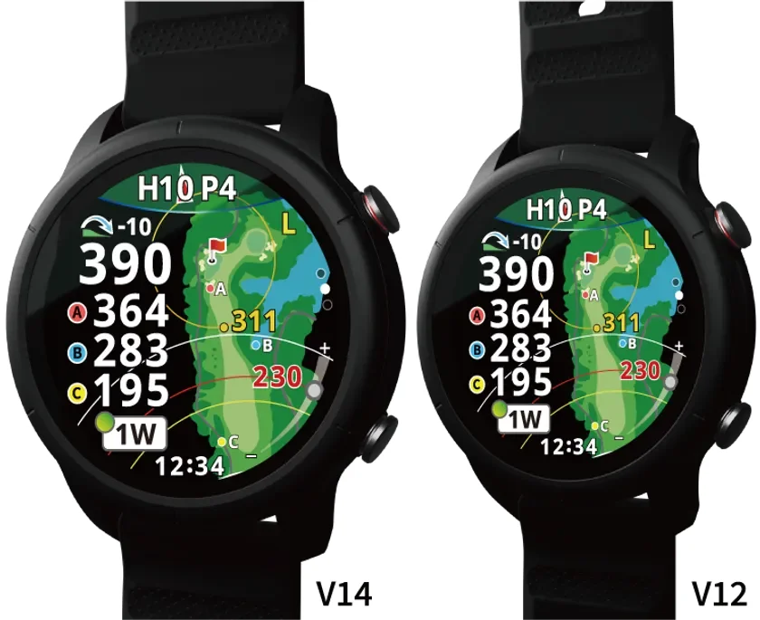 Shot Navi VELLIX V14とV12の製品画像