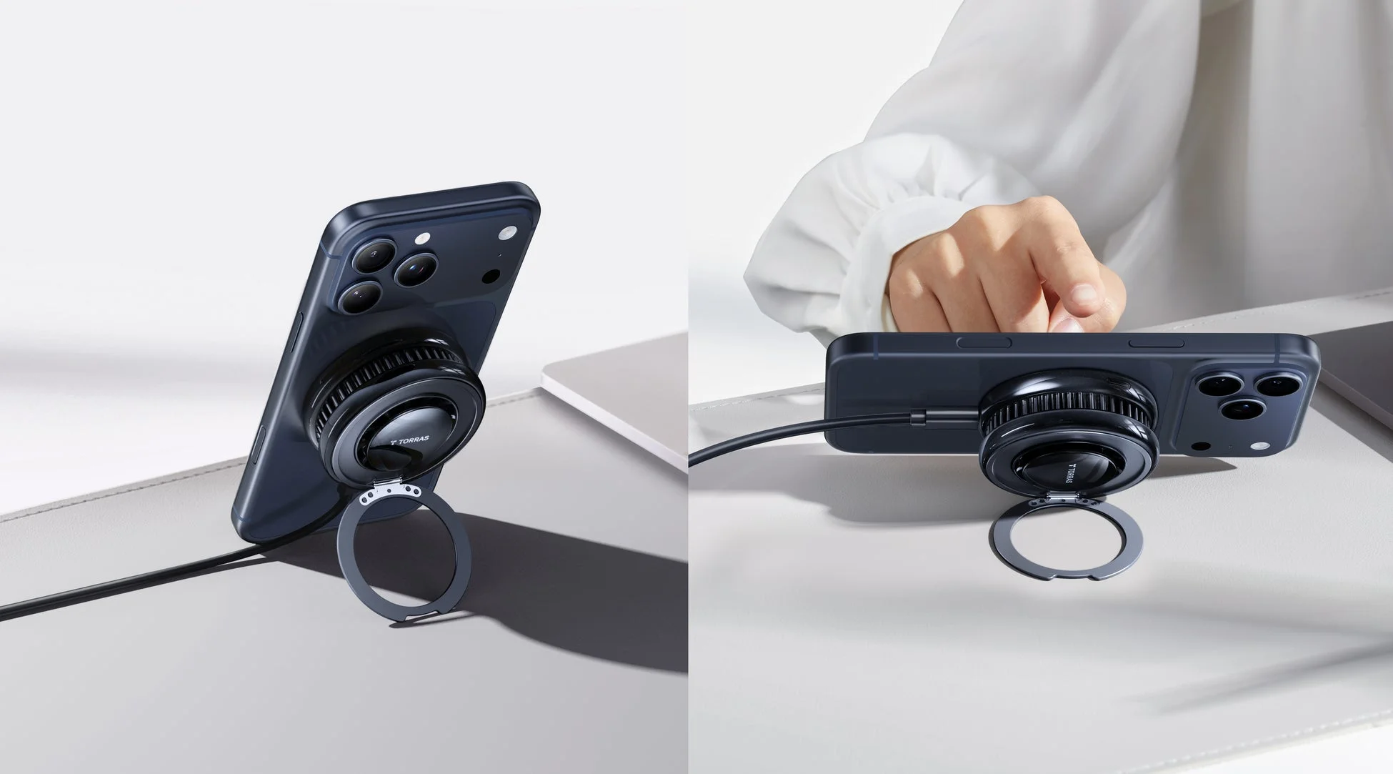 360°回転スタンドの使用イメージ