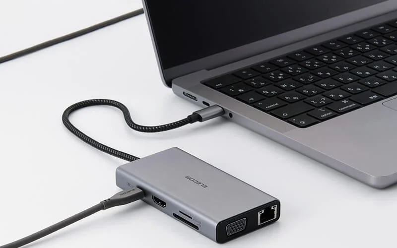 USB Power Delivery最大入力100Wの充電専用USB Type-Cポートを装備