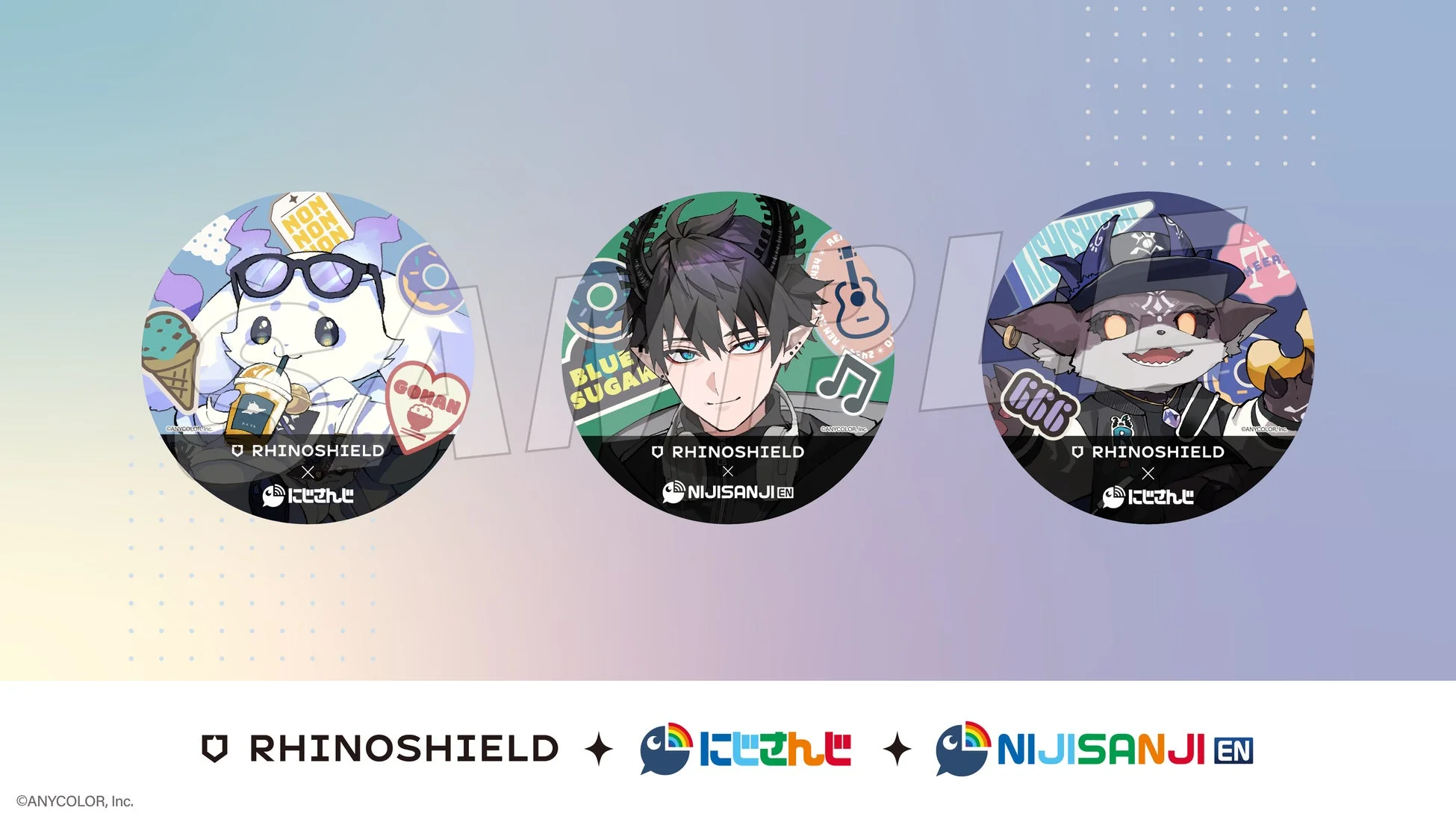 来場者限定コースター風ステッカーのイメージ