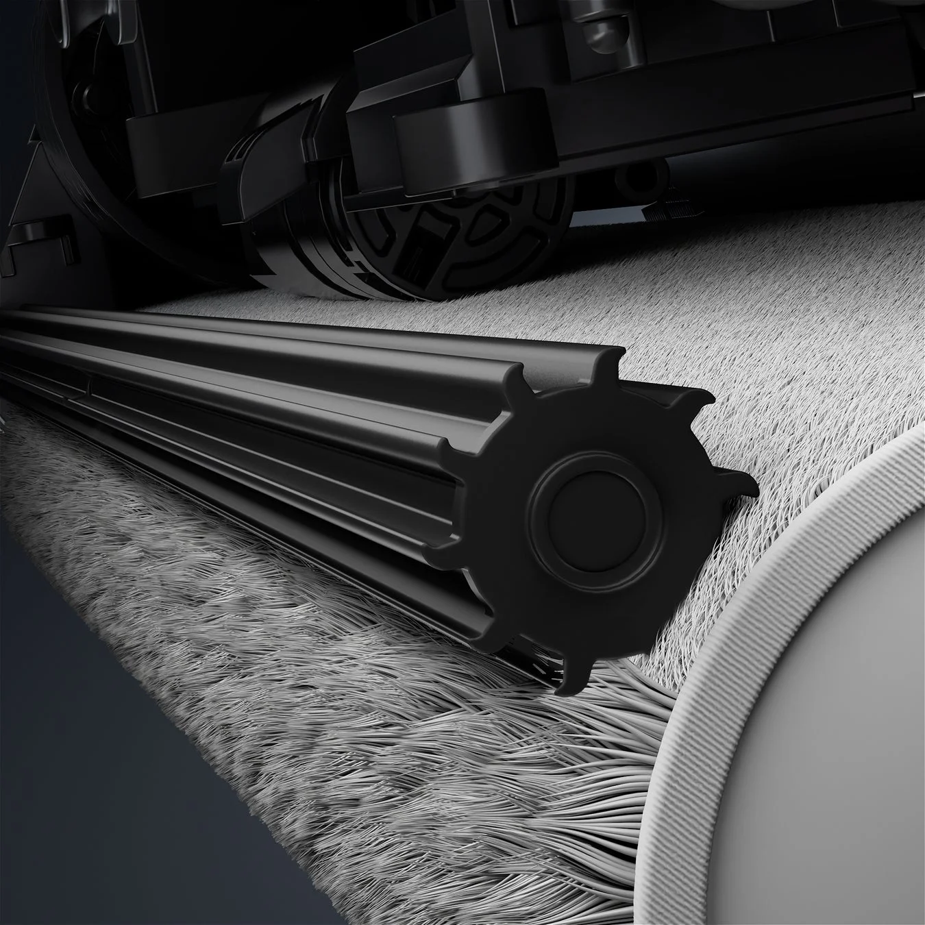 髪の毛の吸い取り時の絡まり防止