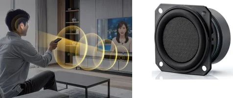 センター平面スピーカー&はっきり音声機能