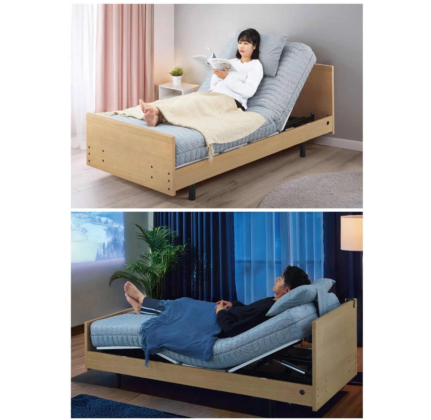電動ベッドの利用シーン