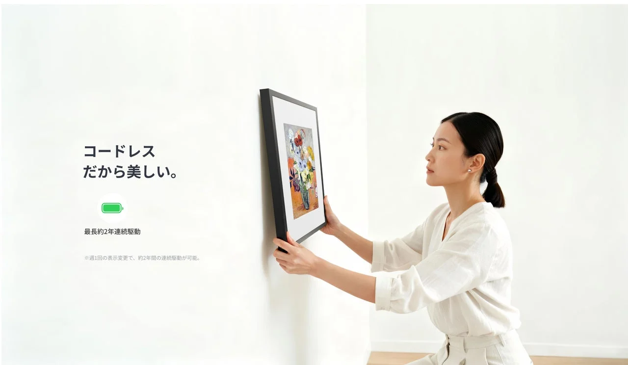 コードレス設計