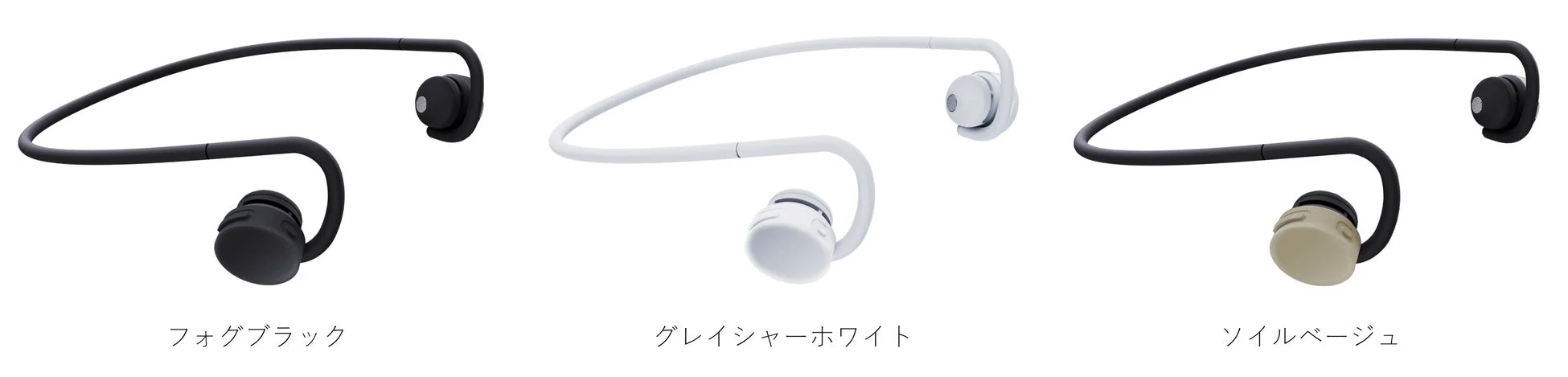 オープンイヤー型 ネックバンドワイヤレス 耳スピーカー「nwm GO」