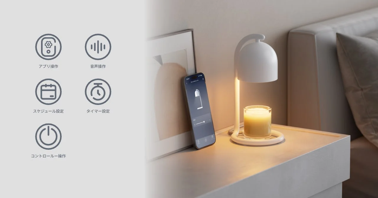 アプリと音声操作