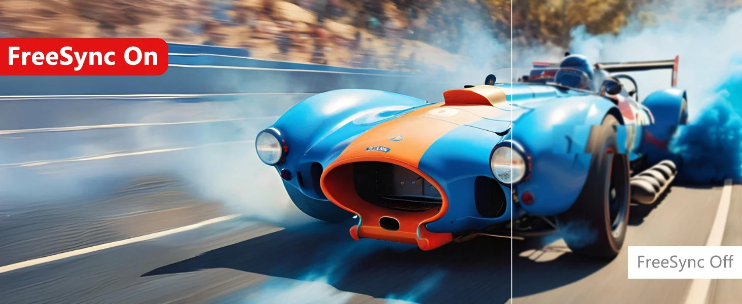FreeSyncのオンオフ比較