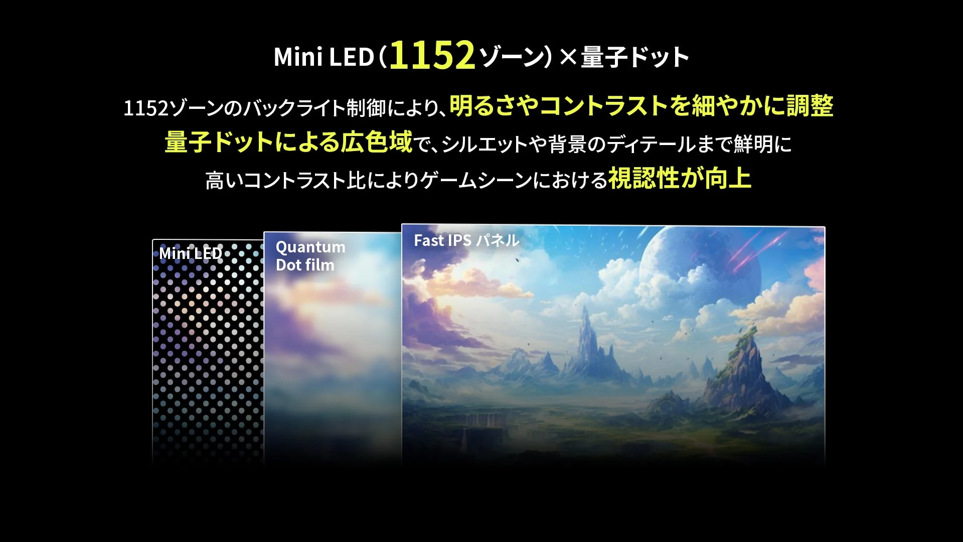 量子ドット技術による映像美