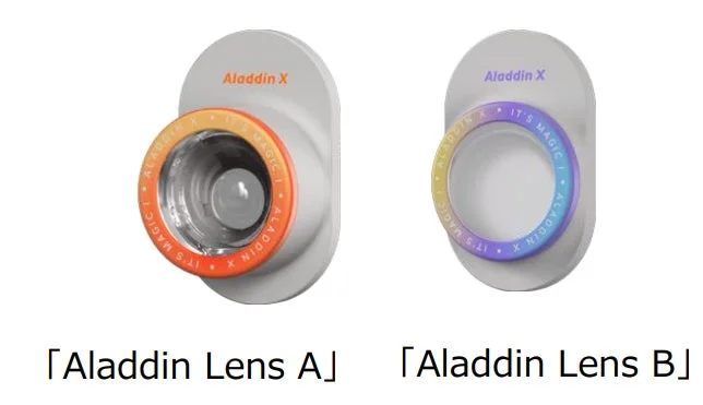 付属のAladdin Lens AとB