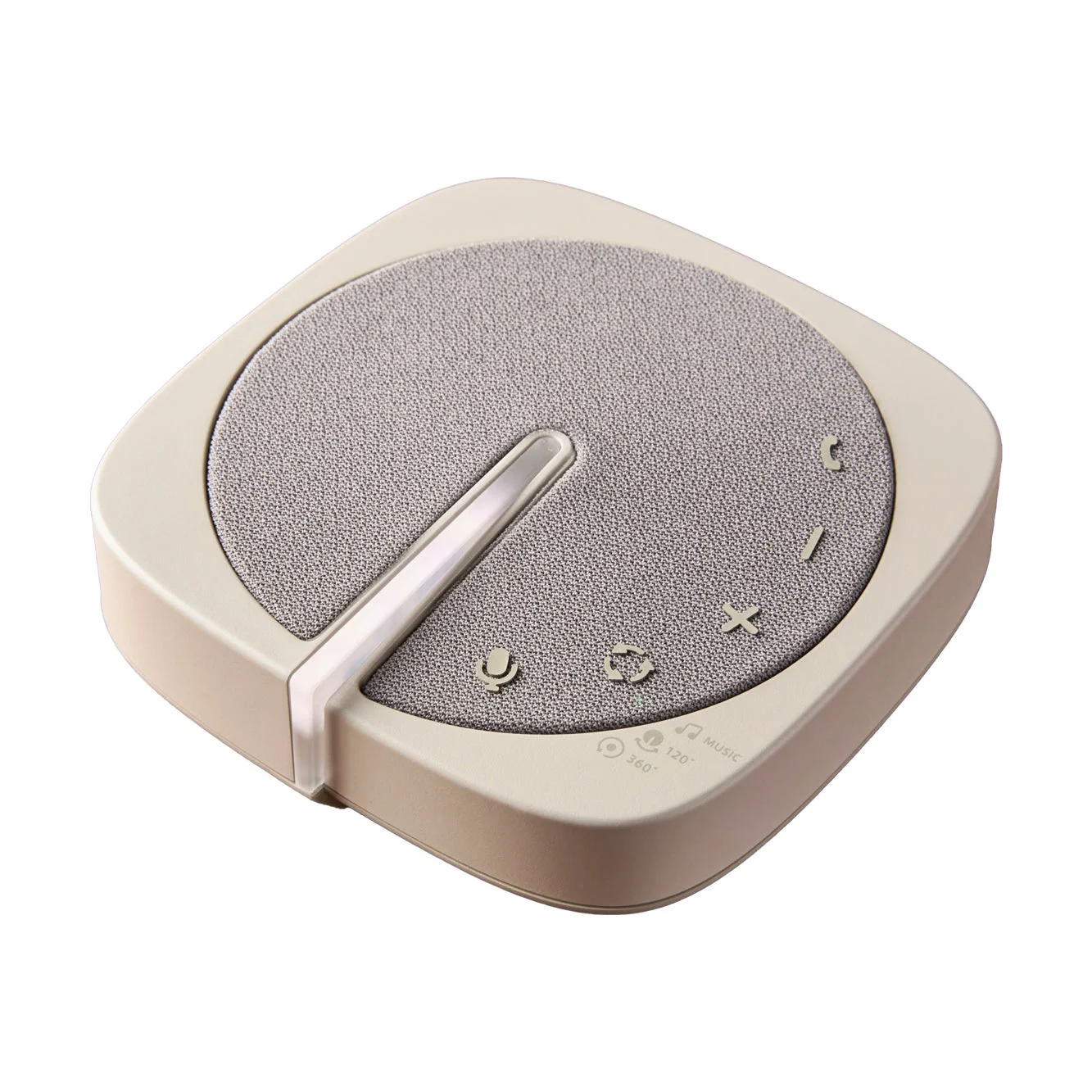 ベージュ色の四角い形状をしたオーディオ機器 LinkShell