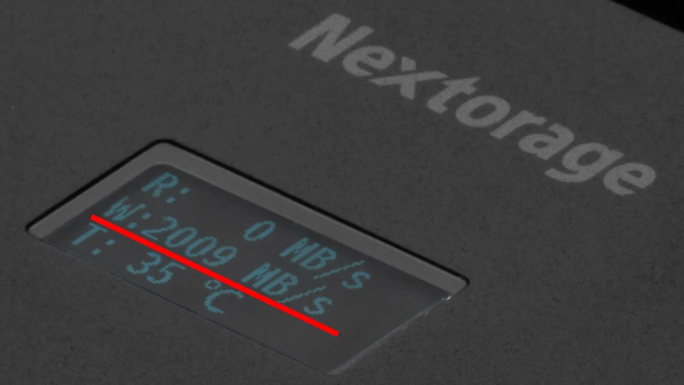 データ転送速度が見える