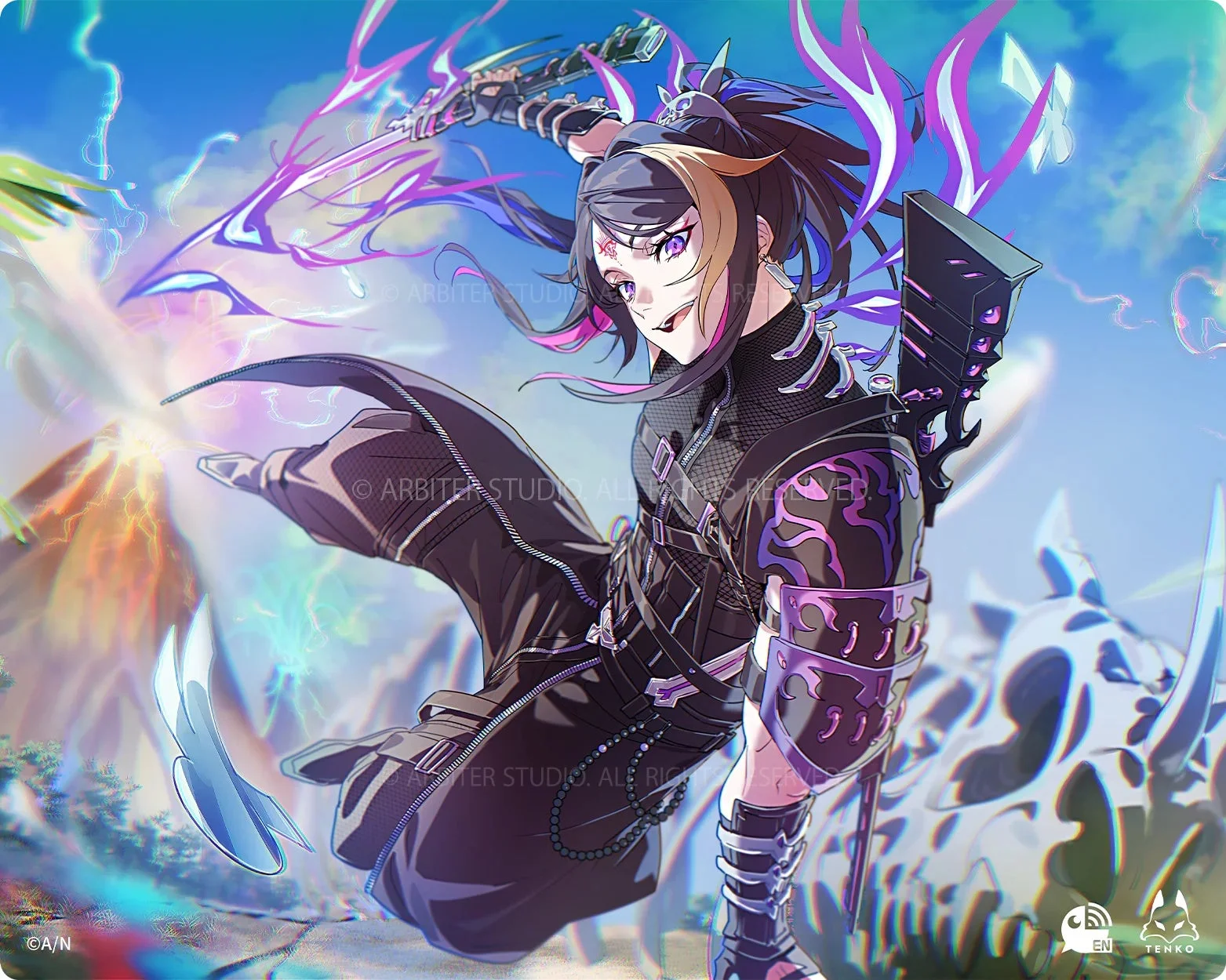 闇ノシュウ ガラスマウスパッド