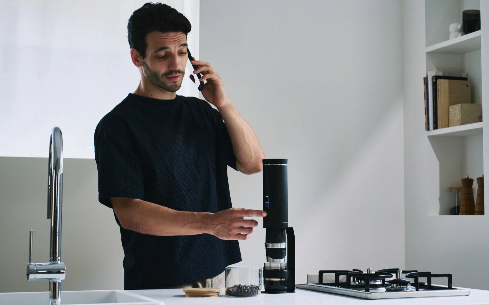 ワンボタンで全自動