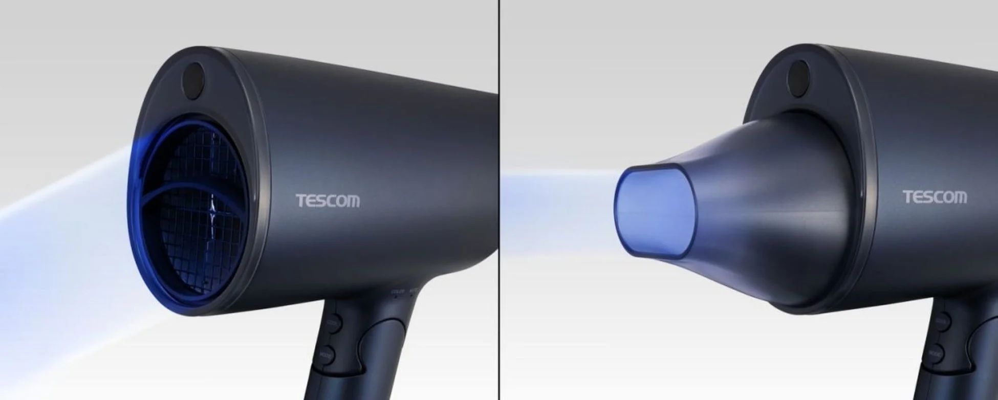 まとまるノズルと送風イメージ