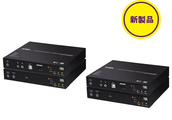 ATEN USB DUAL 4K DISPLAYPORT / HDMI DUAL KVM EXTENDER