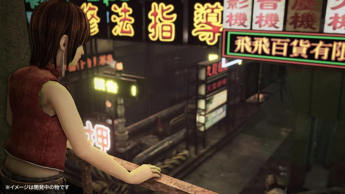 ネオンサインが輝く未来的な都市の夜景