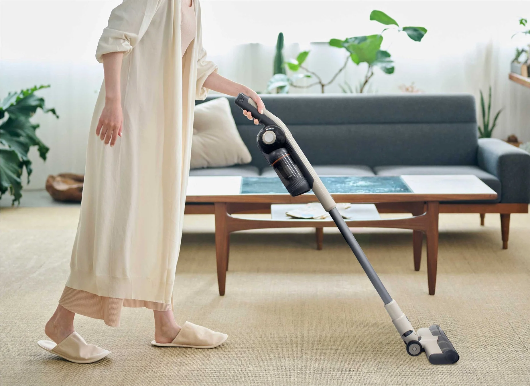 自動フィルタークリーニングの様子