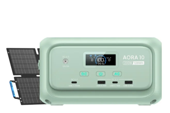 AORA 10とソーラーパネルのセット