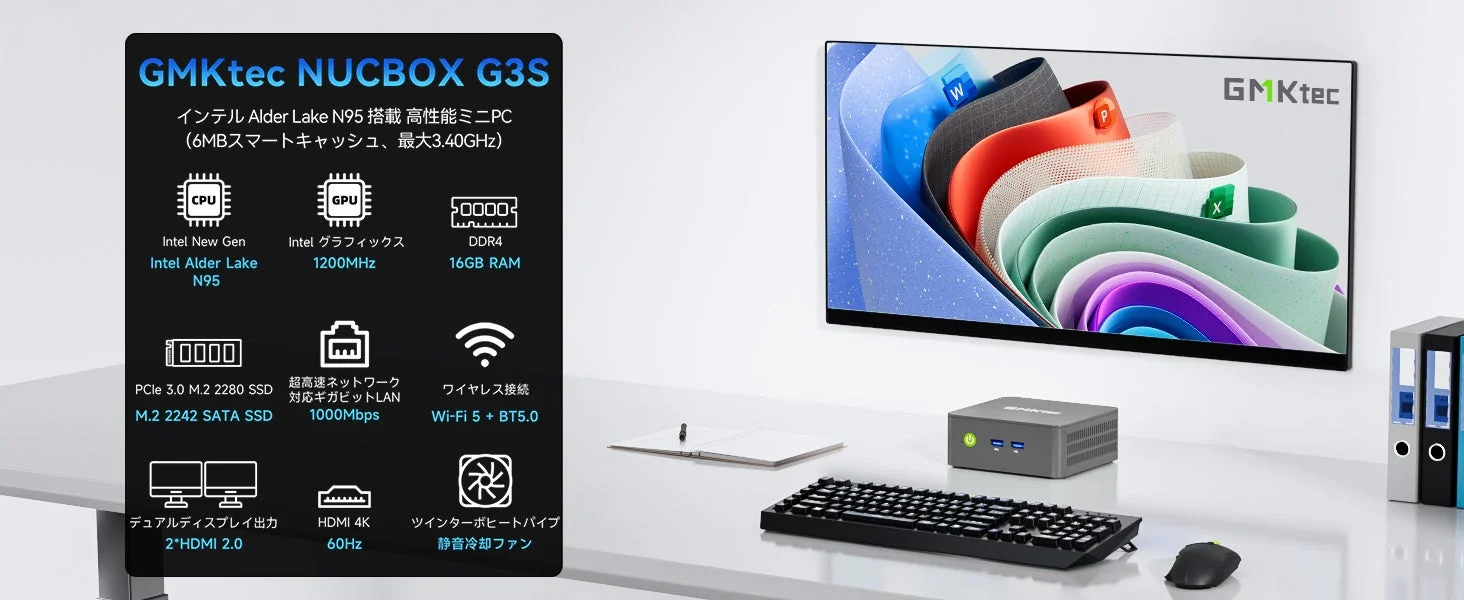 手のひらサイズに秘めたる革新!GMKtec NucBox G3SであなたのPC体験が劇的に変わる!
