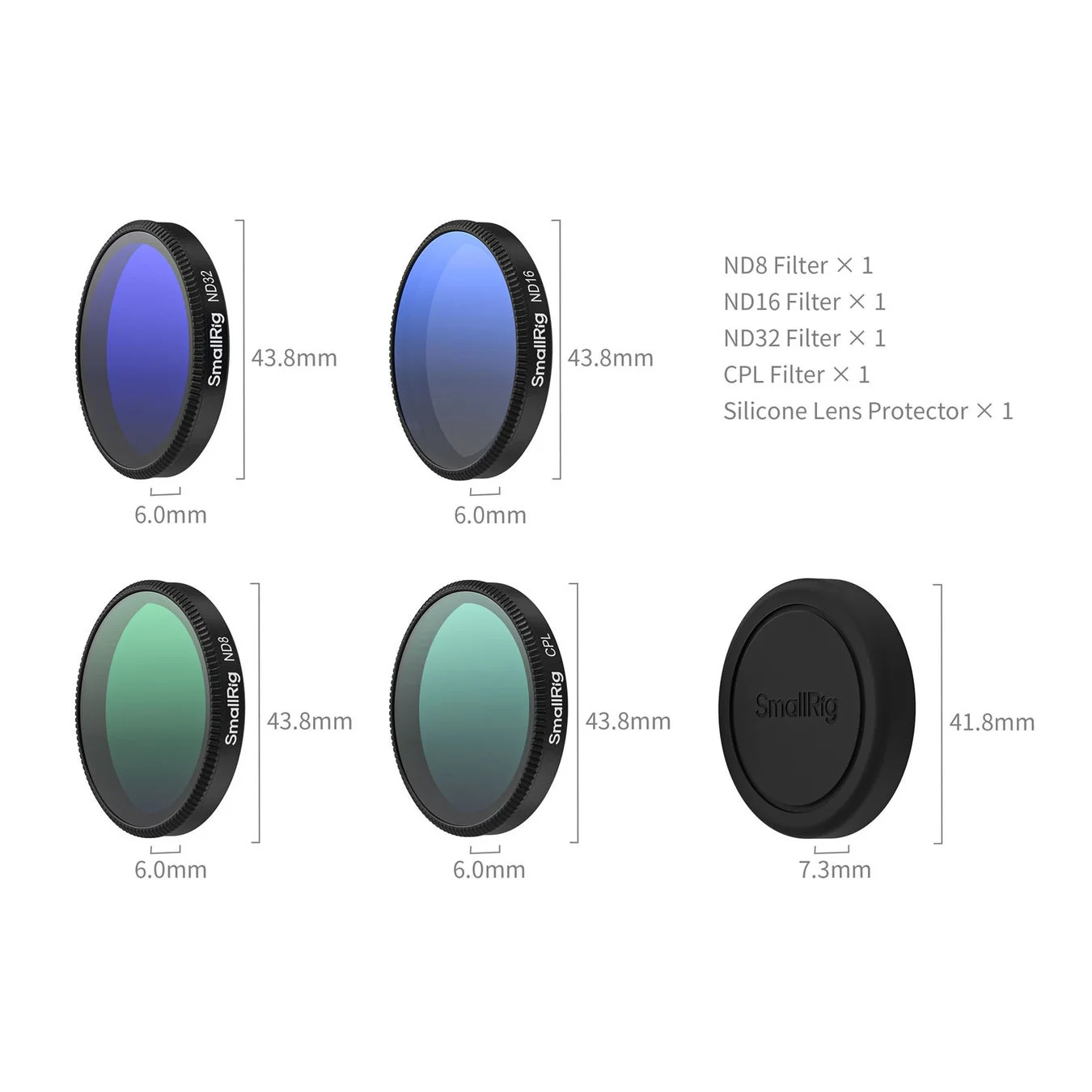 ND/CPLフィルターキットの機能