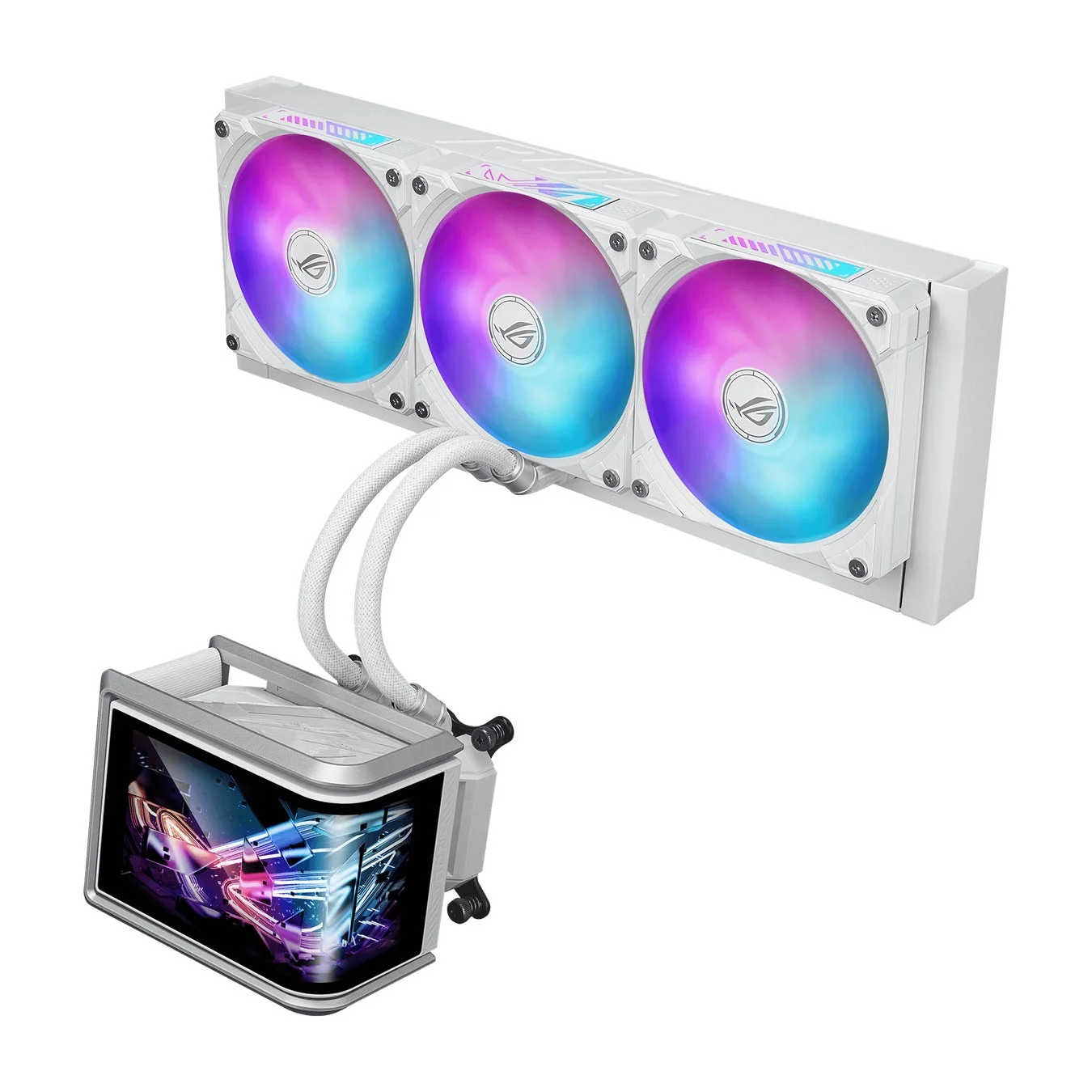 ROG Ryuo IV SLC 360 ARGB White Editionの全体像